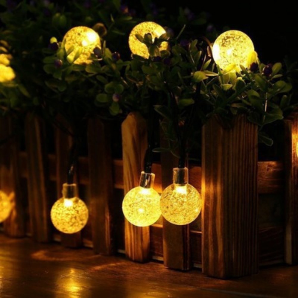 20/30 LED Solar String Lights Outdoor Waterproof for Garden Patio Decor