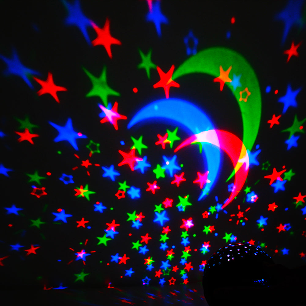 White Bluetooth LED Night Light Projector Sky Star Moon Lamp