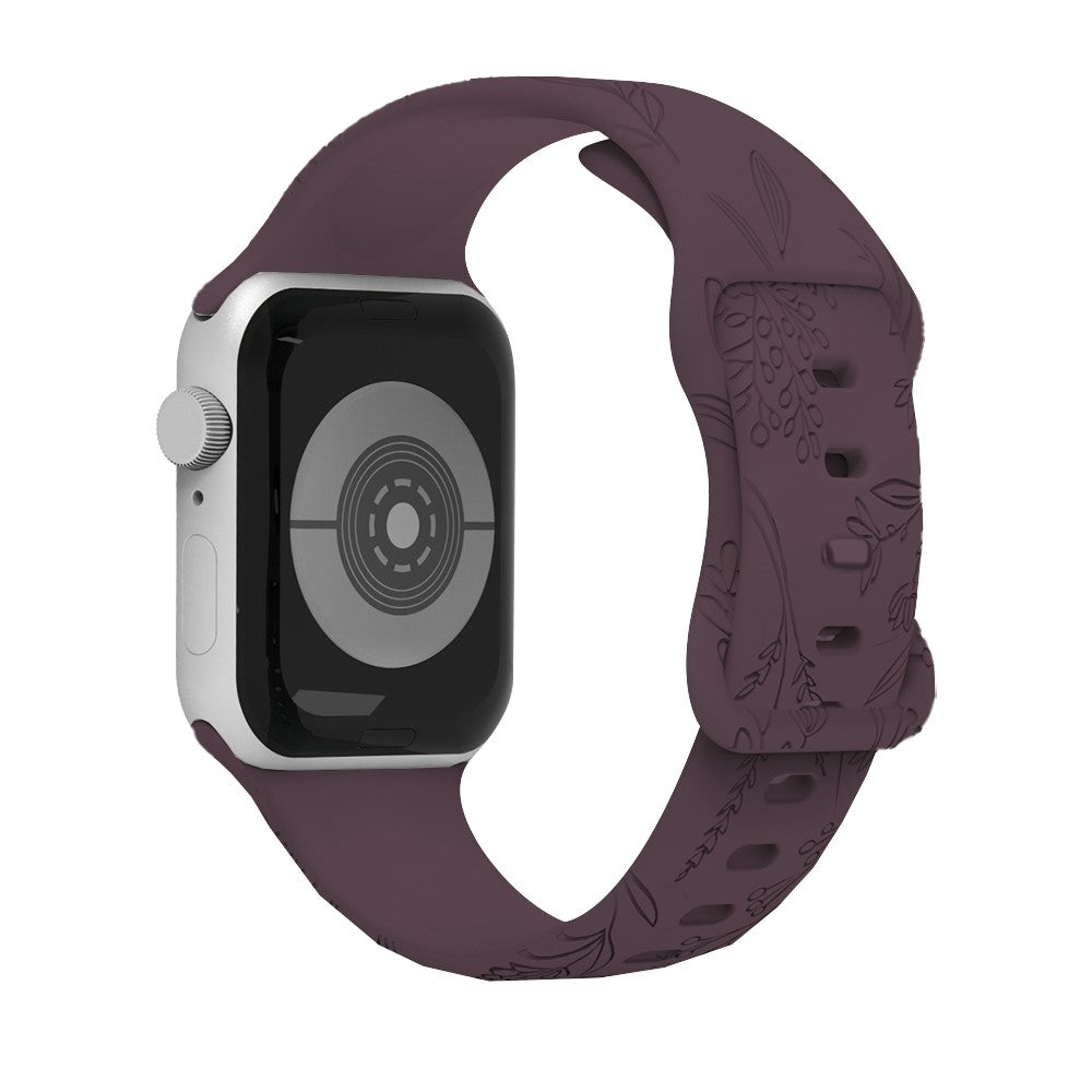 Dandelion Print Watch Band Replacement Strap for Apple Watch 38/40/41mm - Purple