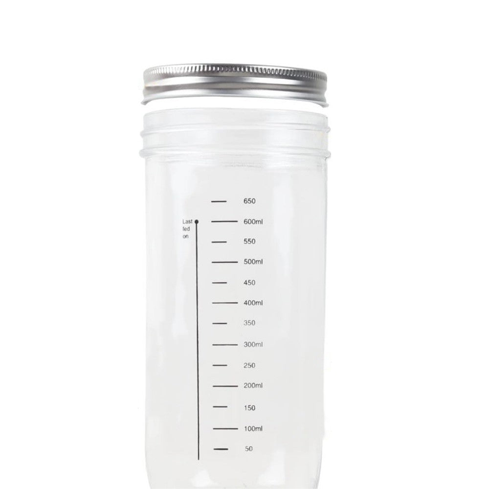 2 X Sourdough Starter Jar Kit with 24 oz Glass Jar Baking Supplies