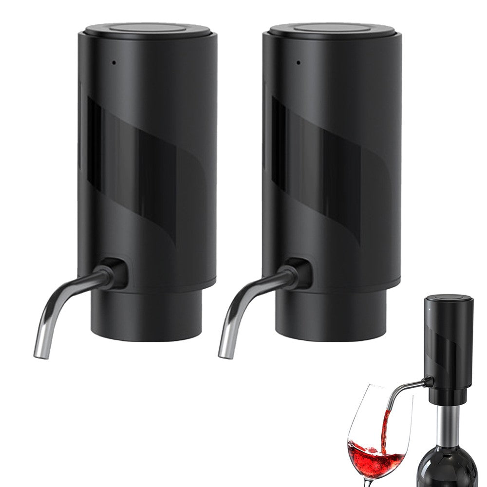 2Pcs Electric Wine Aerator Pourer Wine Opener Wine Dispenser
