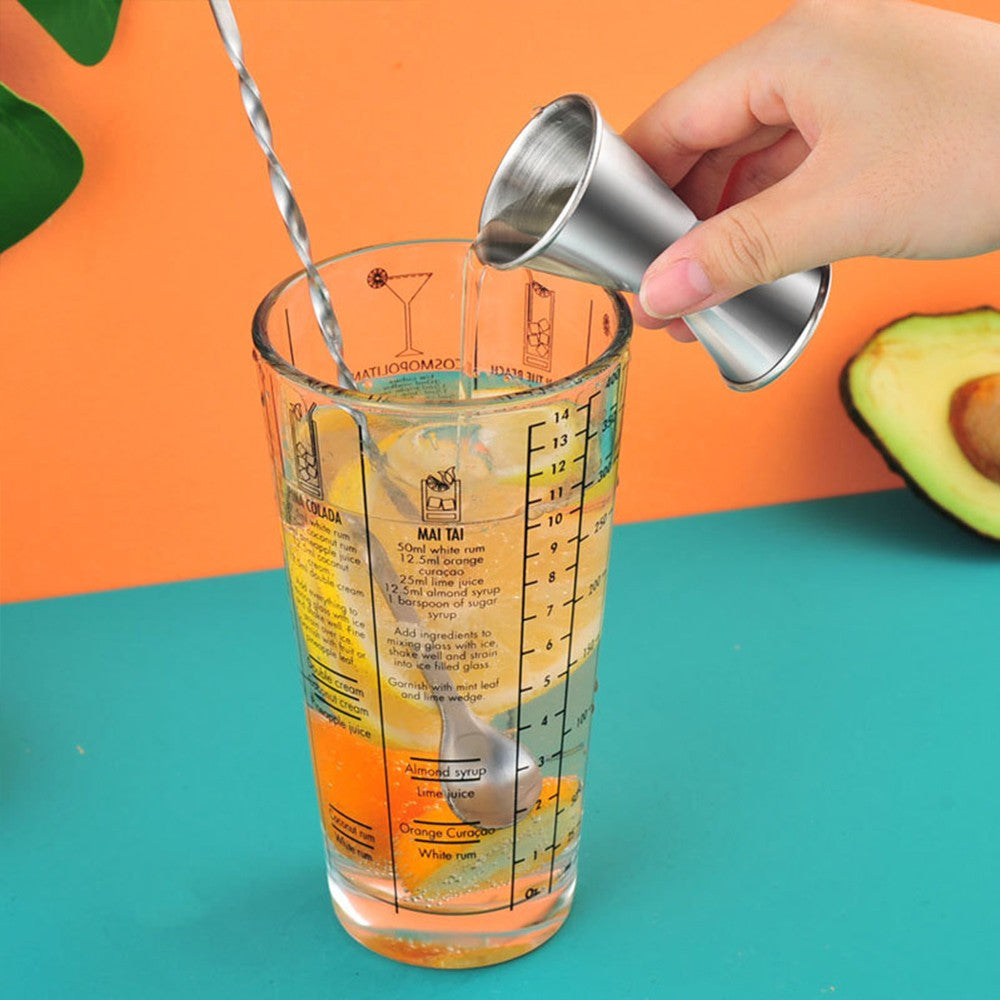 4-Piece Cocktail Shaker Set Mixer