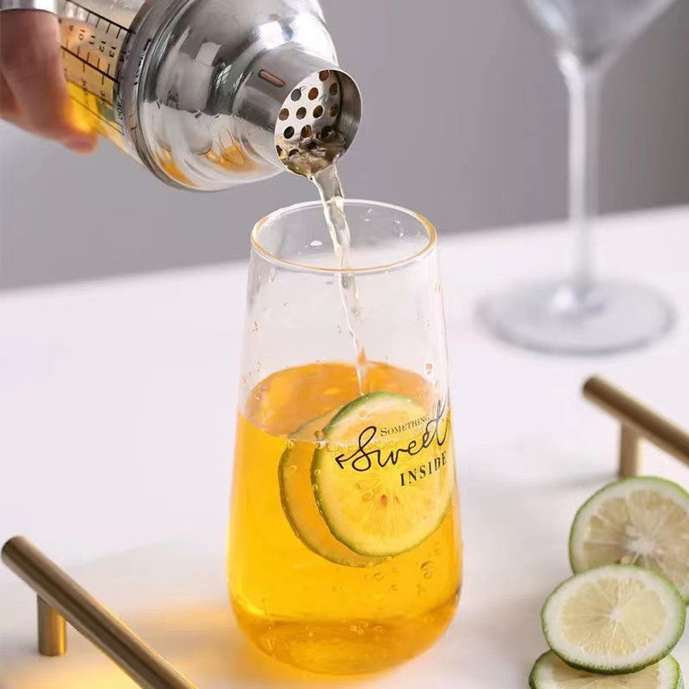 4-Piece Cocktail Shaker Set Mixer