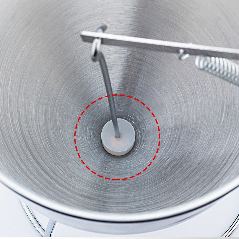 Pancake Batter Dispenser Stainless Steel Funnel with Stand and 4 Silicone Mouths