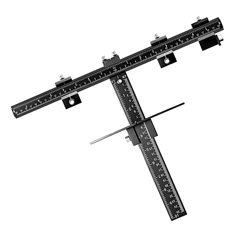 Cabinet Hardware Handle Jig Aluminum Alloy Cabinet Drilling Hole Doweling Guide
