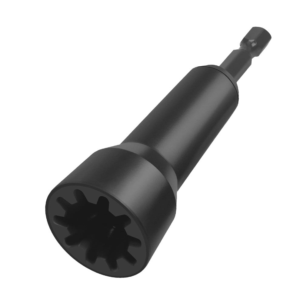 2Pcs 1/4 inch Chuck Wire Nut Twister Multifunctional Wire Twisting Tool - Black