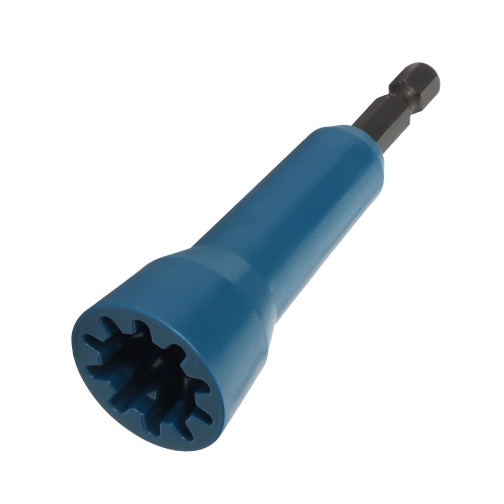 2Pcs 1/4 inch Chuck Wire Nut Twister Multifunctional Wire Twisting Tool - Blue