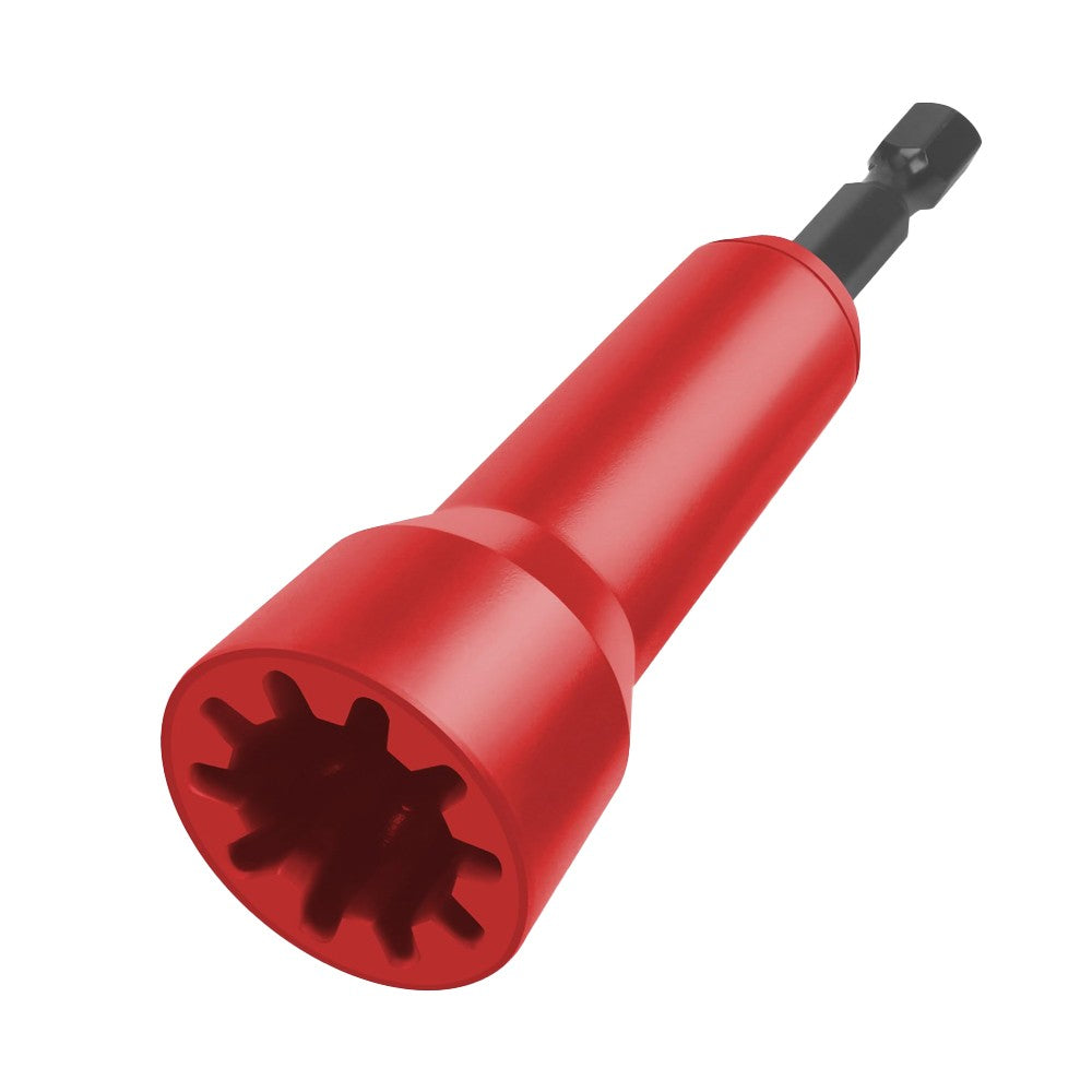 2Pcs 1/4 inch Chuck Wire Nut Twister Multifunctional Wire Twisting Tool - Red
