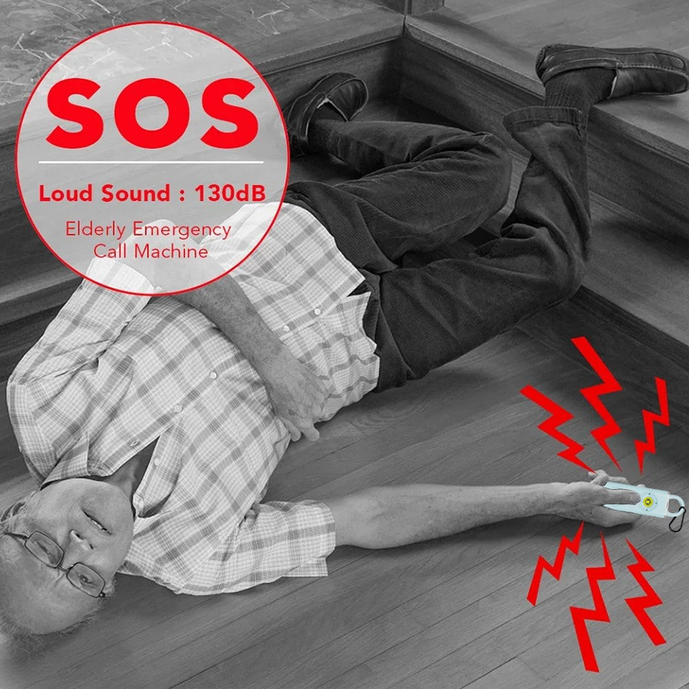 Women Safety Personal Alarm 130dB Self Defense Siren with Strobe Light - Blue