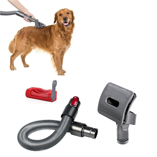 Dog Hair Brush Kit Pet Grooming Brush Attachment for Dyson V6 Vacuum