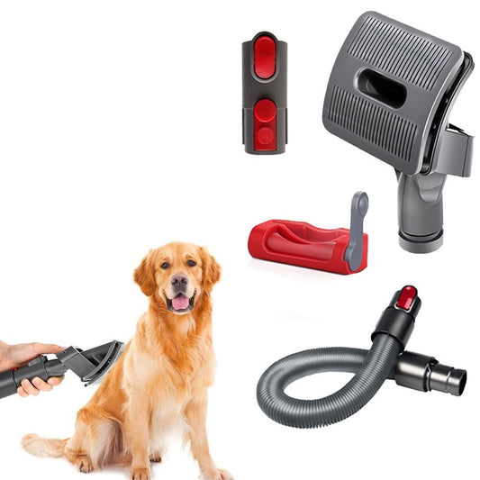 Dog Hair Brush Kit Pet Grooming Brush Attachment for Dyson V7 V8 V10 V11 Vacuum