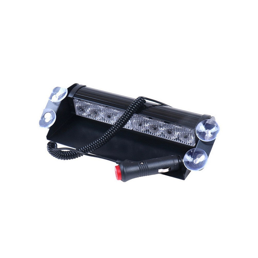Red Blue Car Police Strobe Flash Light Dash Urgency 3 Flashing Lamp DC 12V