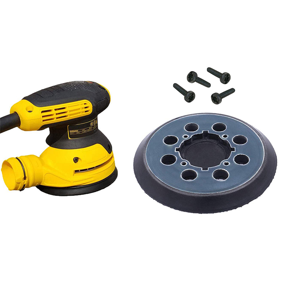 4 Packs 8 Hole Hook Loop Replacement Sanding Pad for DeWalt DWE64233 and N329079