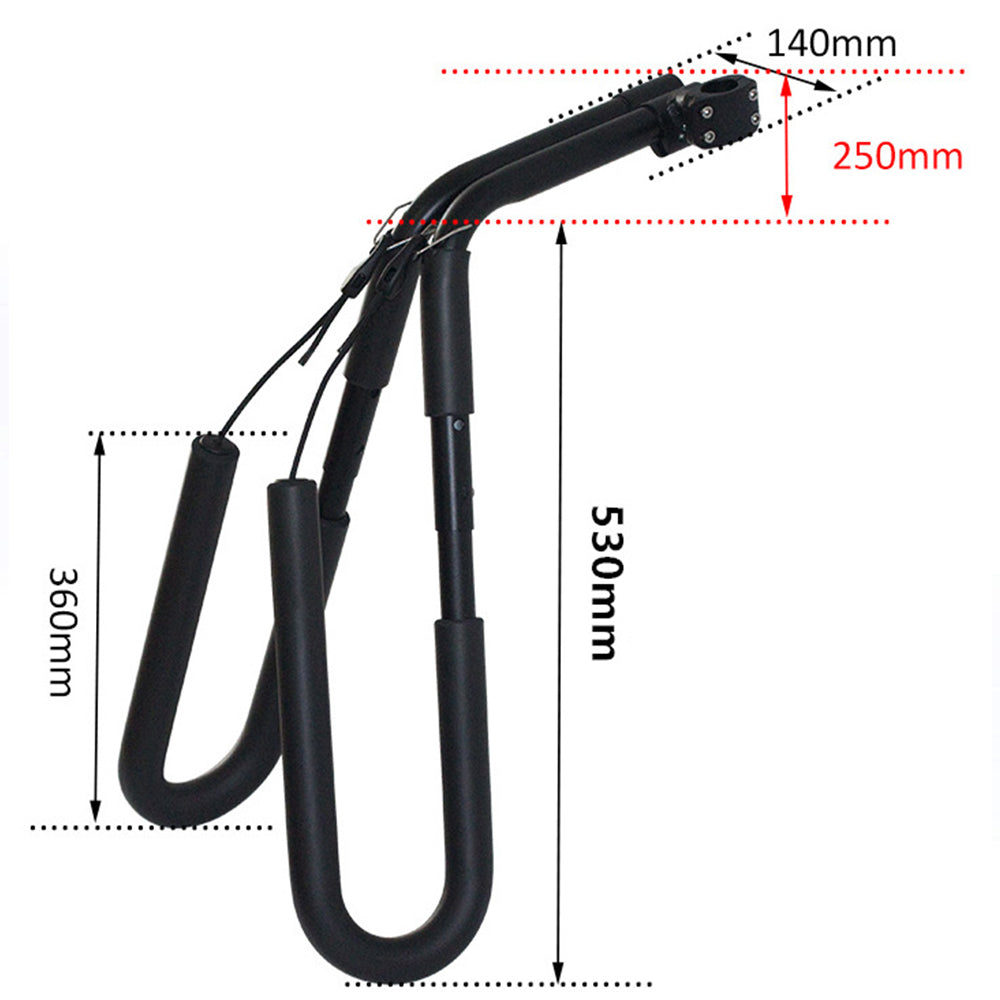 Adjustable Surfboard Bicycle Bike Rack Skimboard Carrier Holder