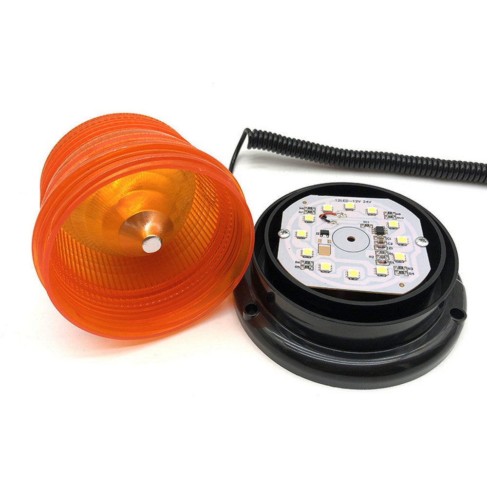 Car Emergency Beacon Strobe Light LED Flashing Lights Warning Lamp Orange