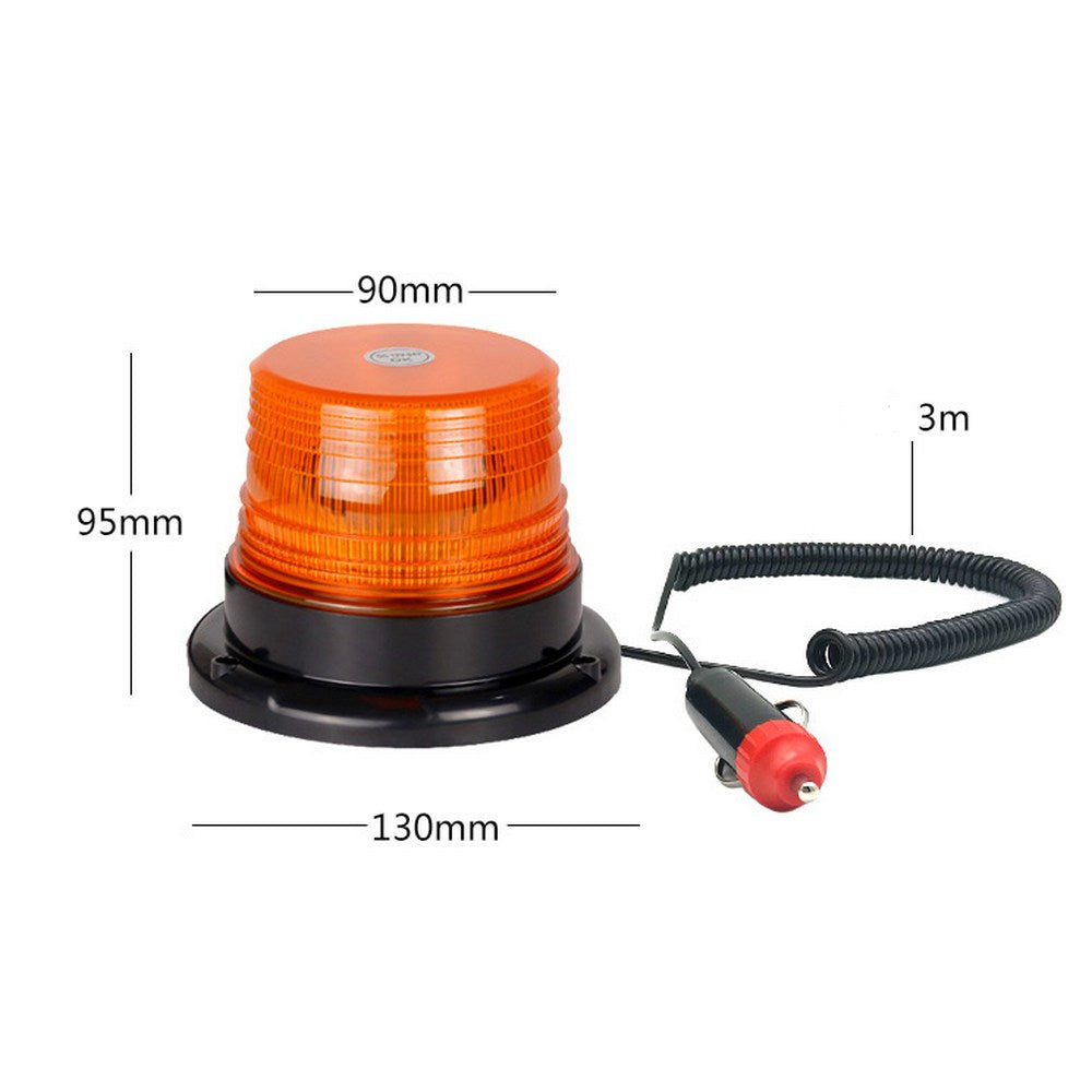 Car Emergency Beacon Strobe Light LED Flashing Lights Warning Lamp Orange