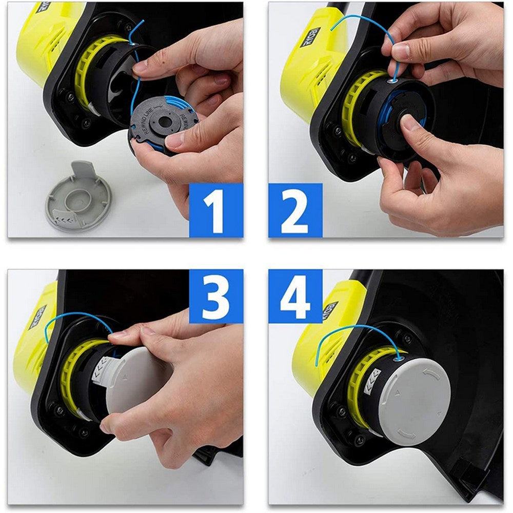 4X Replacement Spool Cap Trimmer Line Spool Cover for Ryobi Grass Trimmer
