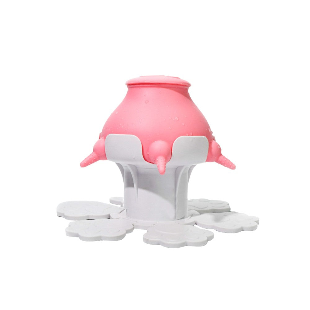 Puppy Kitten Milk Feeder Bottle with 5 Nipples - Pink