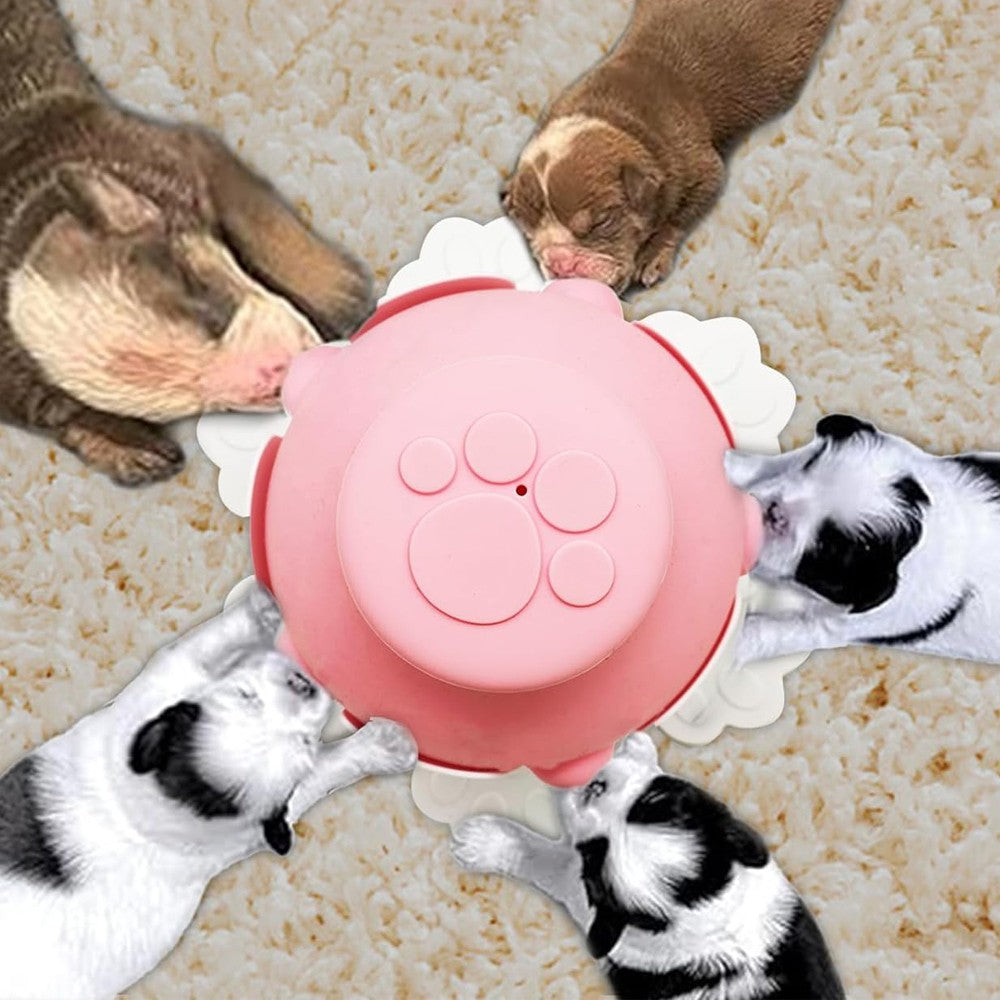 Puppy Kitten Milk Feeder Bottle with 5 Nipples - Pink