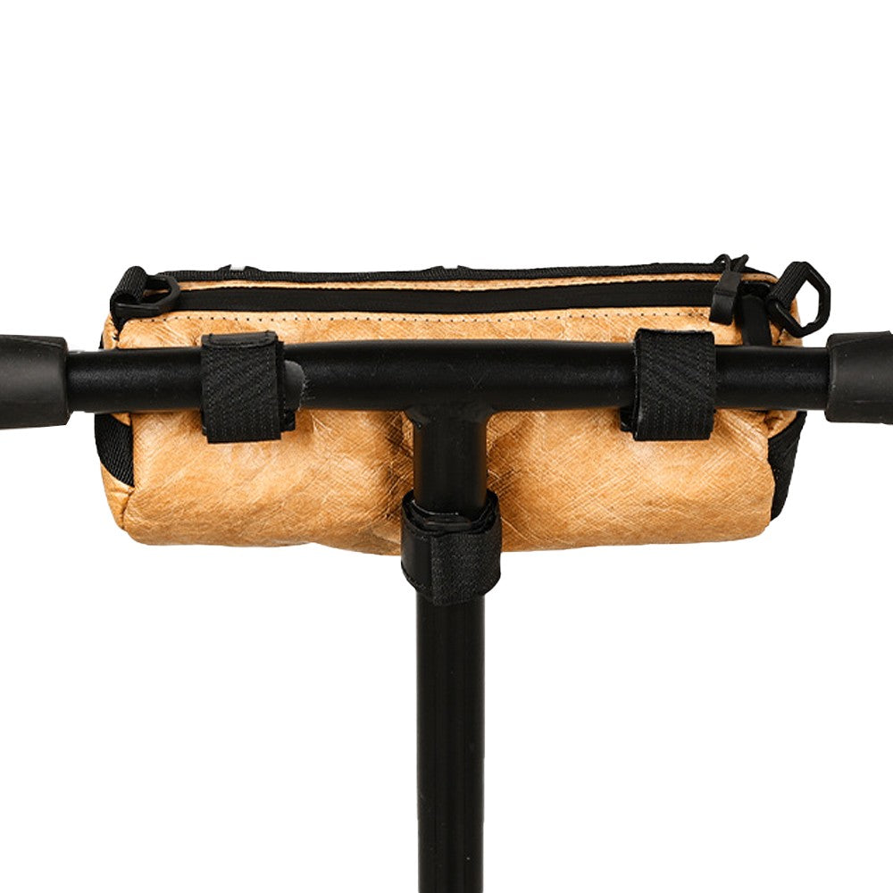 2Pcs Bike Handlebar Bag Cycling Travel Shoulder Bag Barrel Bag with Shoulder Strap