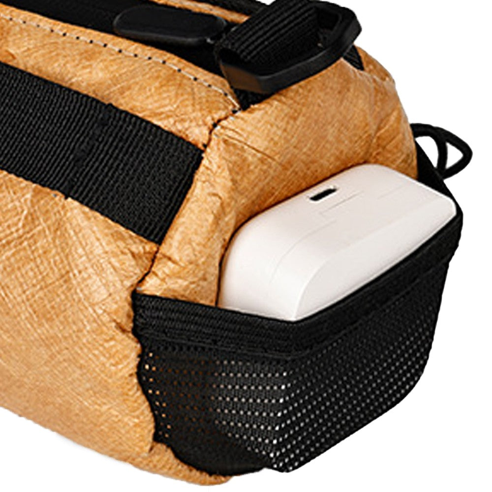 1Pc Bike Handlebar Bag Cycling Travel Shoulder Bag Barrel Bag with Shoulder Strap