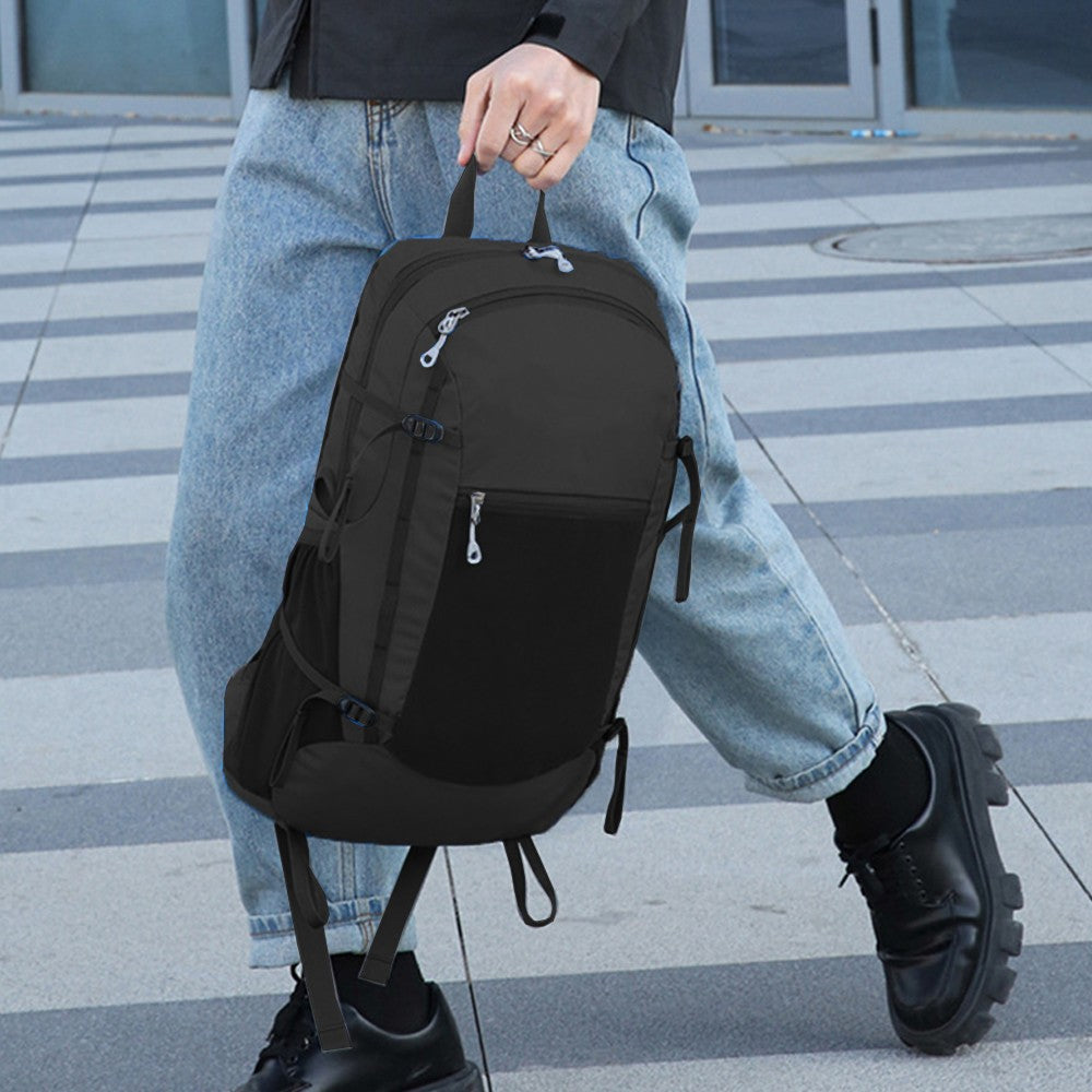 Unisex Hiking Backpack Packable Travel Backpack Daypack for Women Men - Black