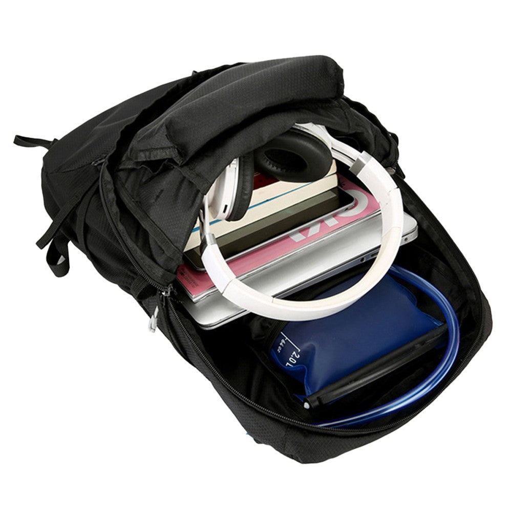 Unisex Hiking Backpack Packable Travel Backpack Daypack for Women Men - Black