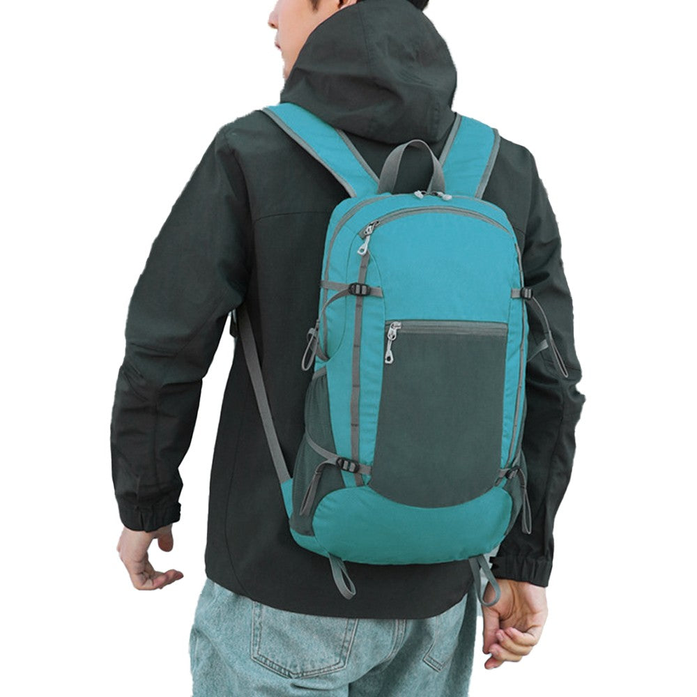 Unisex Hiking Backpack Packable Travel Backpack Daypack for Women Men - Cyan