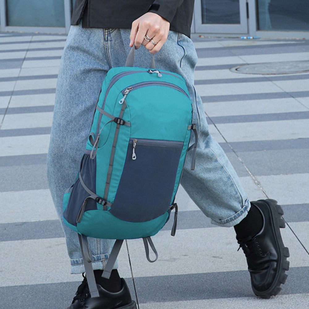 Unisex Hiking Backpack Packable Travel Backpack Daypack for Women Men - Cyan