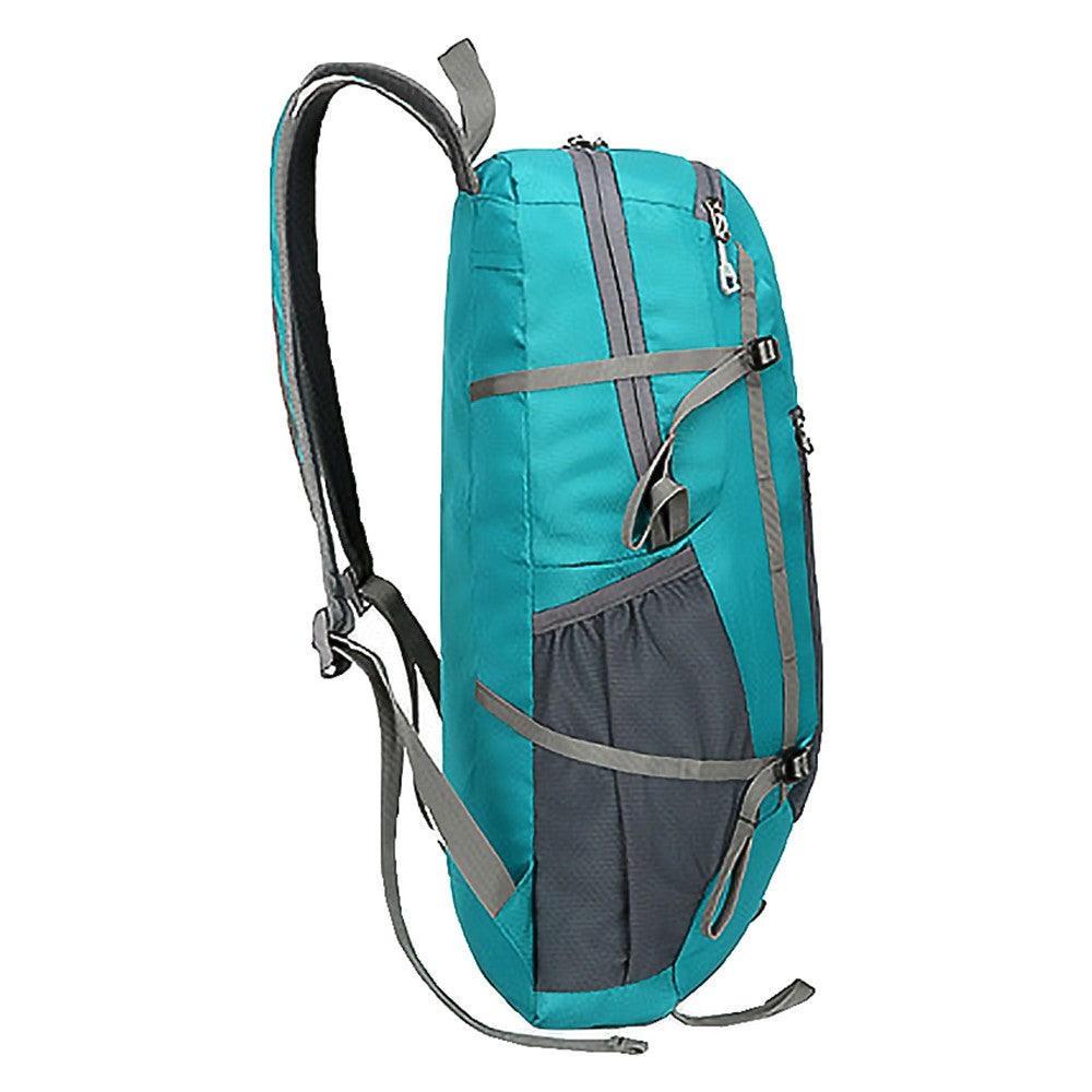 Unisex Hiking Backpack Packable Travel Backpack Daypack for Women Men - Cyan