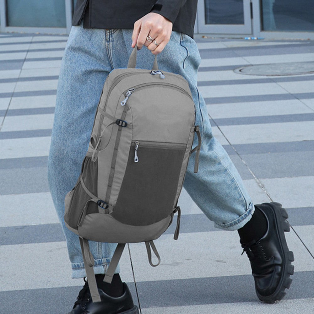 Unisex Hiking Backpack Packable Travel Backpack Daypack for Women Men - Grey