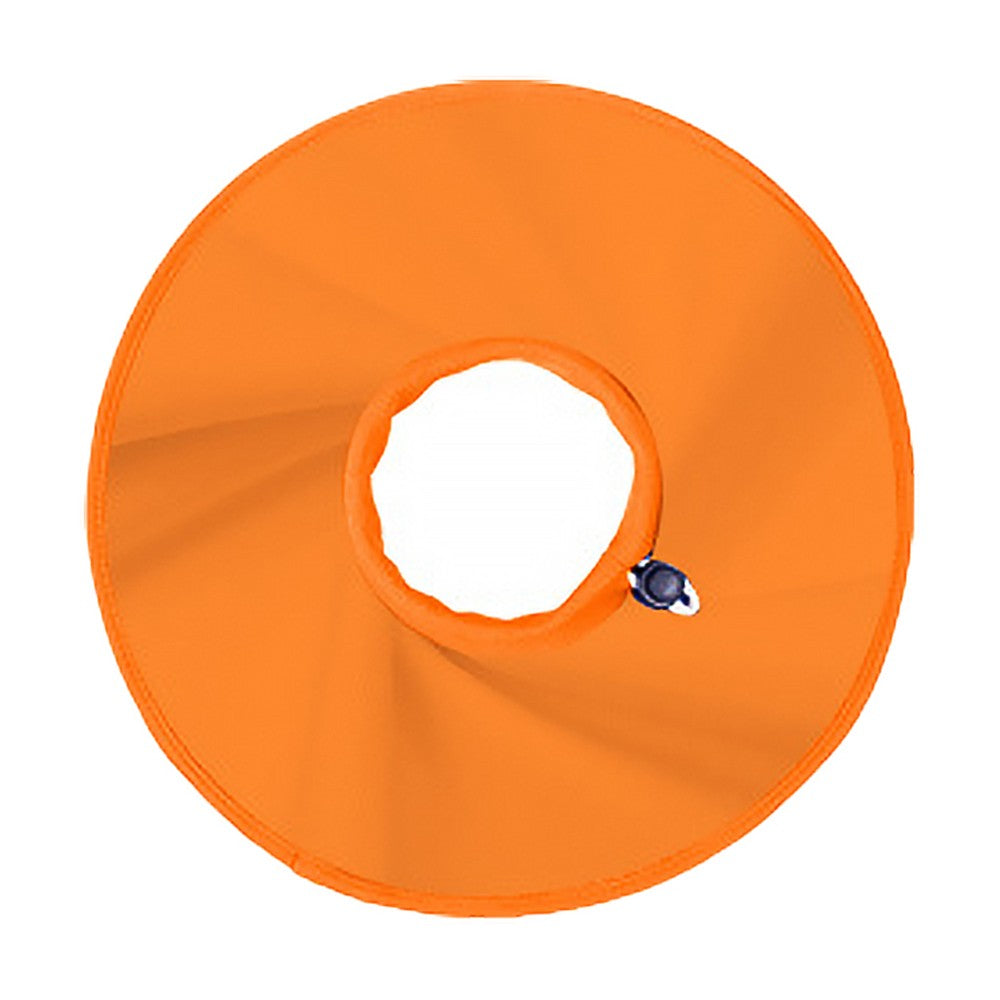 Dog Recovery Collar Adjustable Dog E-Collar Dog Cone Collar Alternatives - Orange S