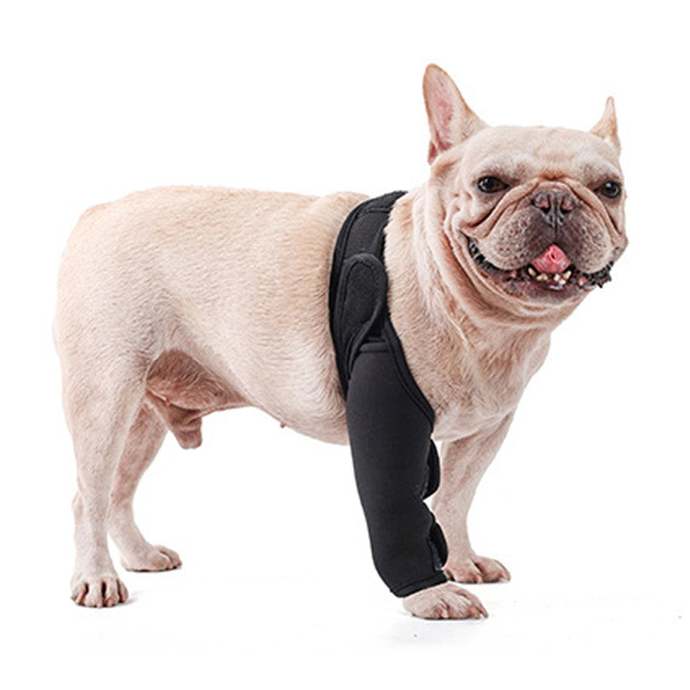 Pet Dog Knee Support Brace Leg Hock Front Back Protector Compression Wrap - S