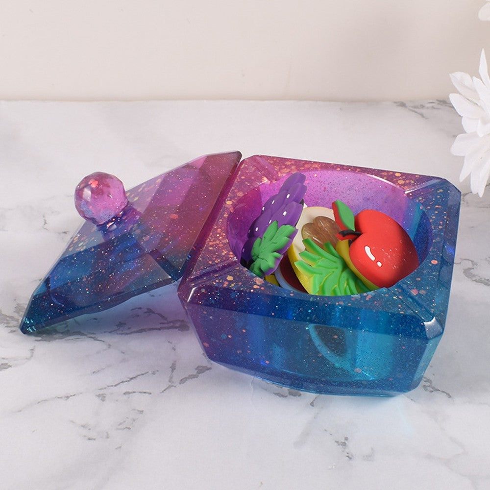 Silicone Candle Jar and Lid Mold Set Candle Holder Molds Storage Box Molds - S