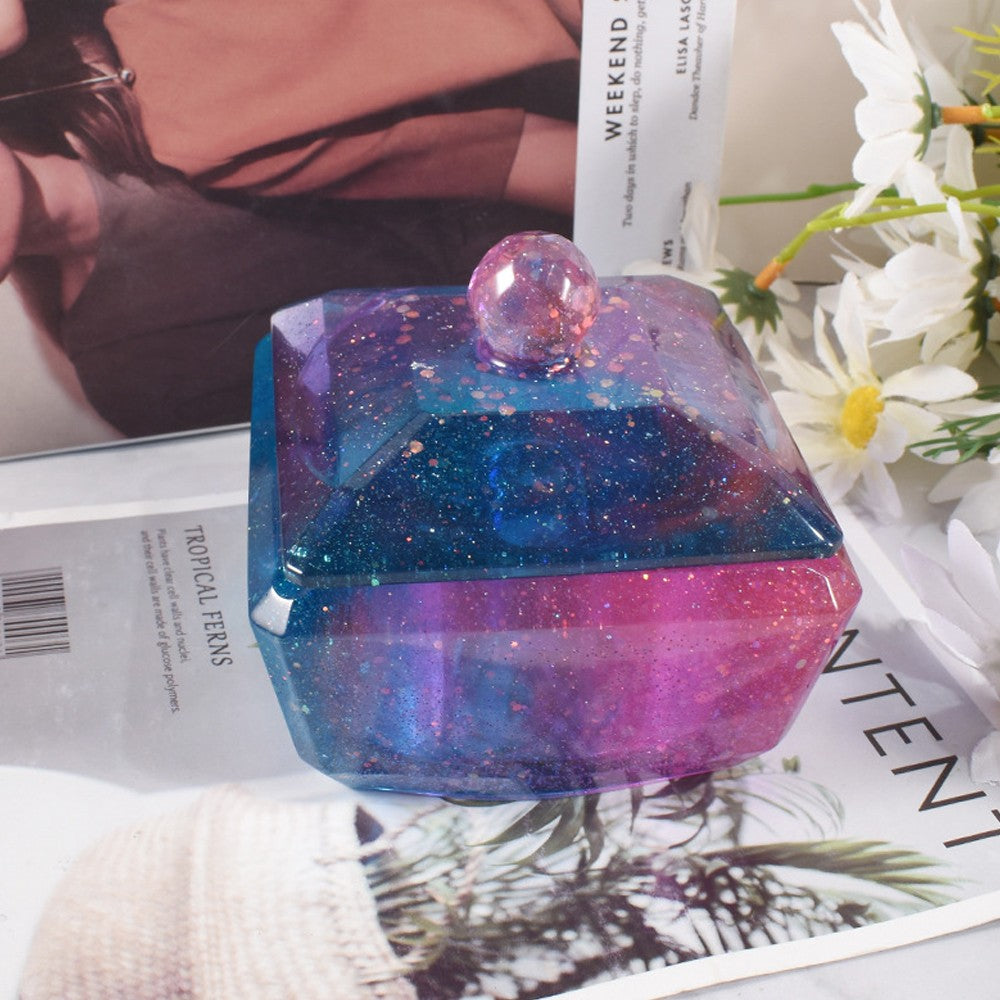 Silicone Candle Jar and Lid Mold Set Candle Holder Molds Storage Box Molds - L