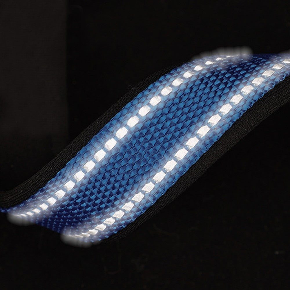 Reflective Pet Dog Collar with AirTag Holder - Blue S