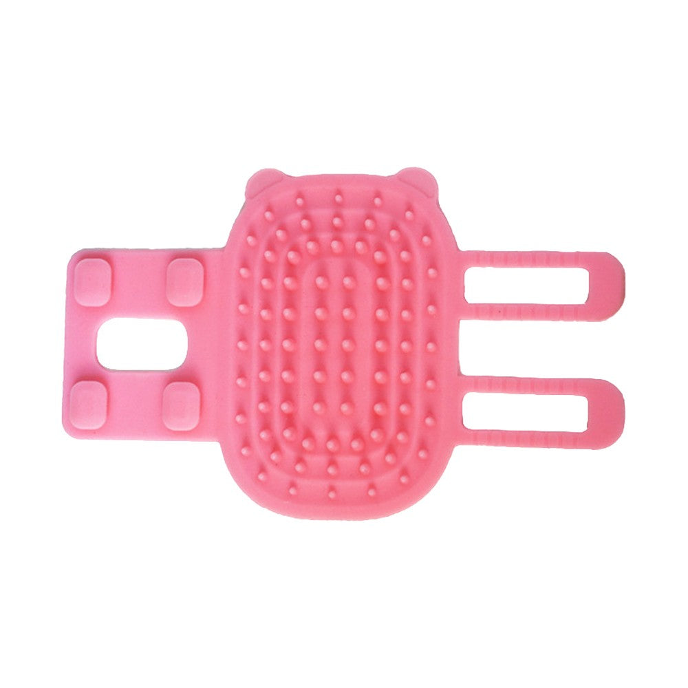 Pet Tickling Artifact Cats Tickling Comb Cat Corner Brush Pet Itch Tool - Pink