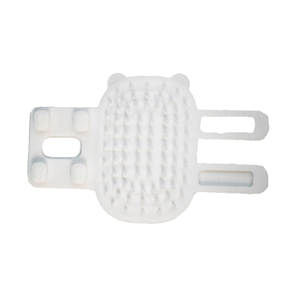 Pet Tickling Artifact Cats Tickling Comb Cat Corner Brush Pet Itch Tool - White