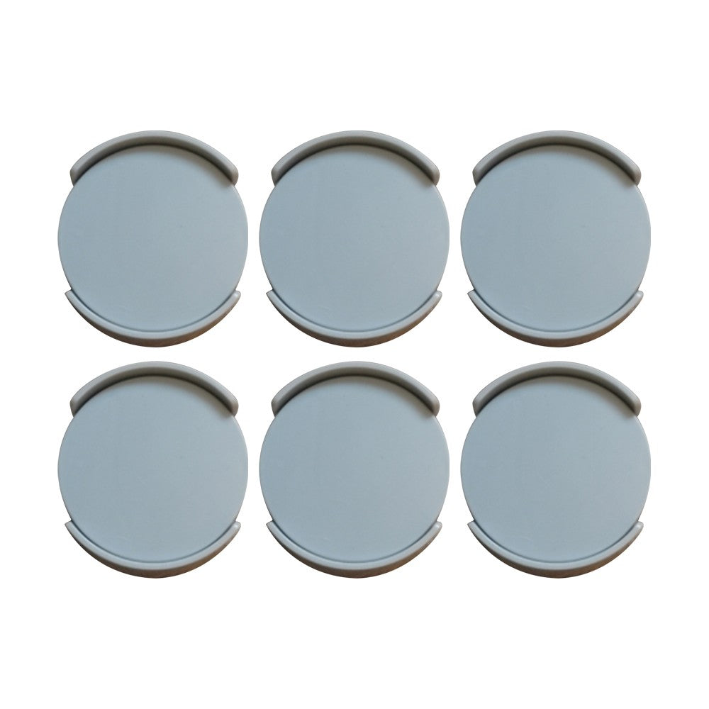 6Pcs Mug Organizers Coffee Cup Stackers Holders Save Cabinet Space - Grey