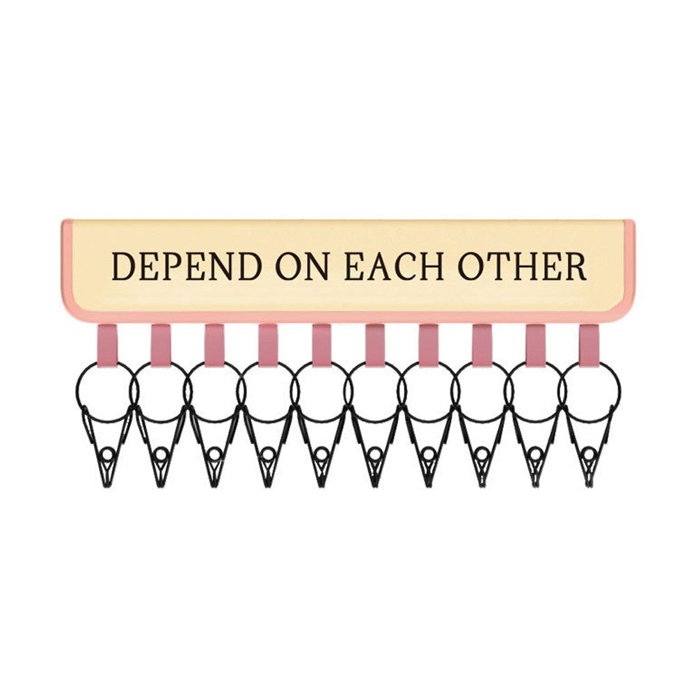 Closet Hat Hangers Baseball Caps Rack Hat Holder with 10 Clips - Pink