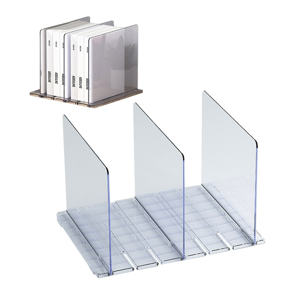 2 Compartment Adjustable Closet Shelf Dividers for Handbags Purse Clothes Books