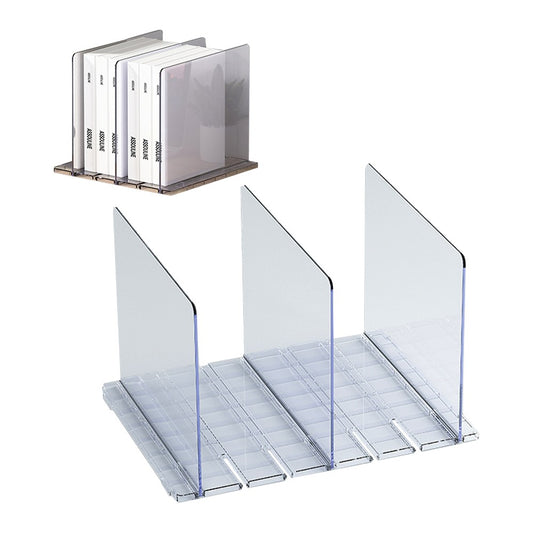 2 Compartment Adjustable Closet Shelf Dividers for Handbags Purse Clothes Books