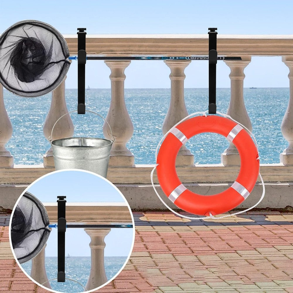 1Pc Adjustable Pool Pole Hook Pool Fence Hook for Hanging Pool Equipment