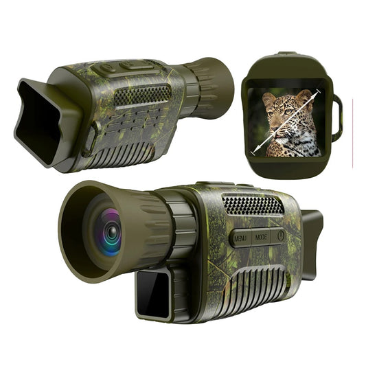 4K HD IR Night Vision Monocular 5X Zoom Telescope Digital Camera - Camouflage