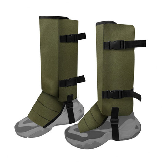 Adjustable Snake Gaiters Anti-Snake Bite Guard for Hunting Hiking - Army Green