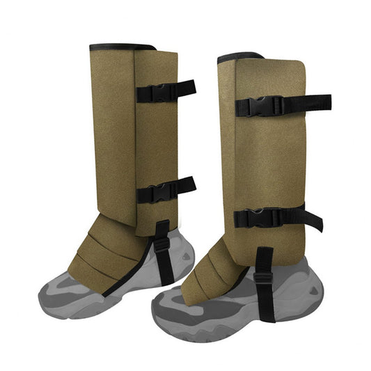 Adjustable Snake Gaiters Anti-Snake Bite Guard for Hunting Hiking - Khaki