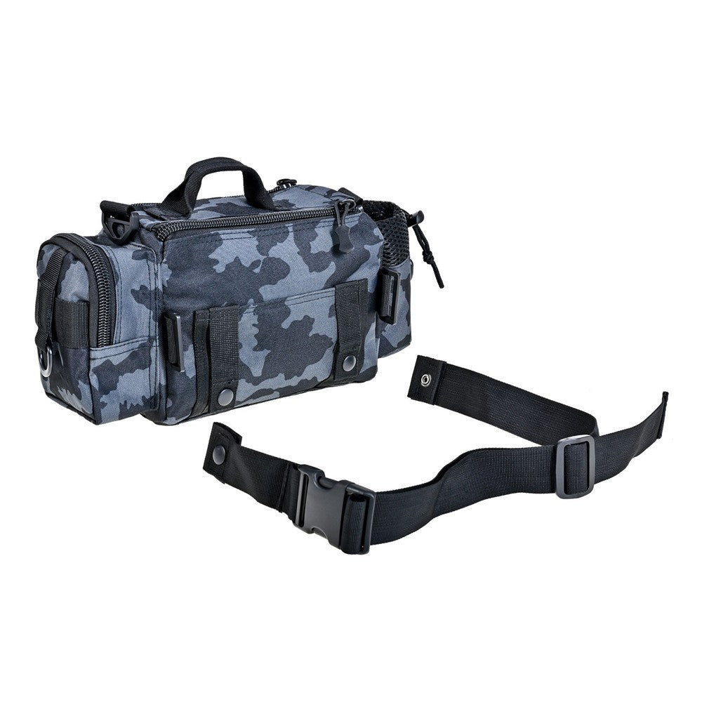 Fishing Tackle Bag Waist Pack Shoulder Crossbody Bag Fish Lures Bag - Blue