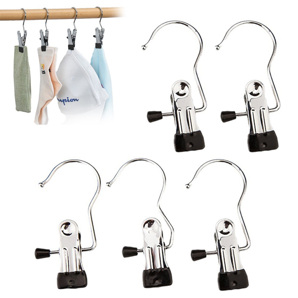 15Pcs Swivel Laundry Hooks String Lights Hanging Clips Wardrobe Clothespins