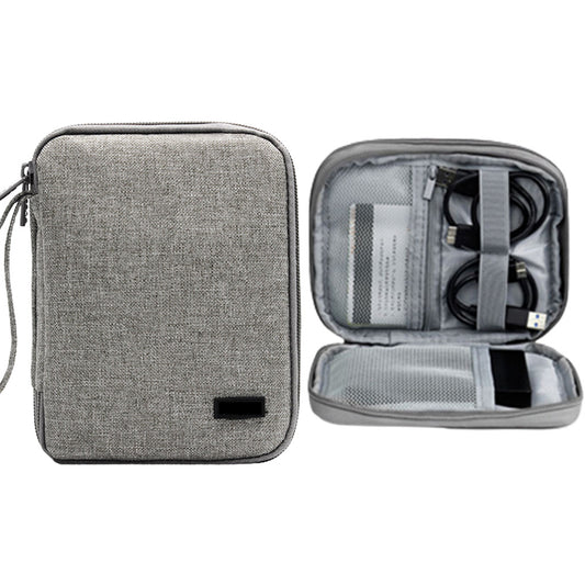 Cable Storage Bag Electronic Organizer Bag Grey