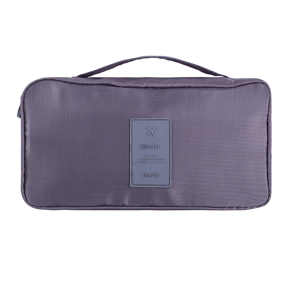 Travel Underwear Bra Storage Bag Lingerie Socks Organizers Grey